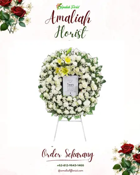 Krans Bunga Duka Slamet
