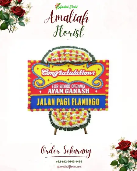 Sewa Papan Bunga Slamet